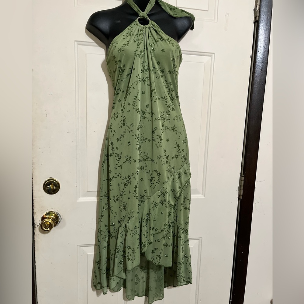Taboo Asymmetrical Keyhole Halter Party Dress FREE SHIPPING!!